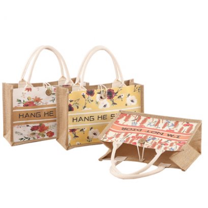 ถุงผ้ากระสอบ Jute Tote Bag